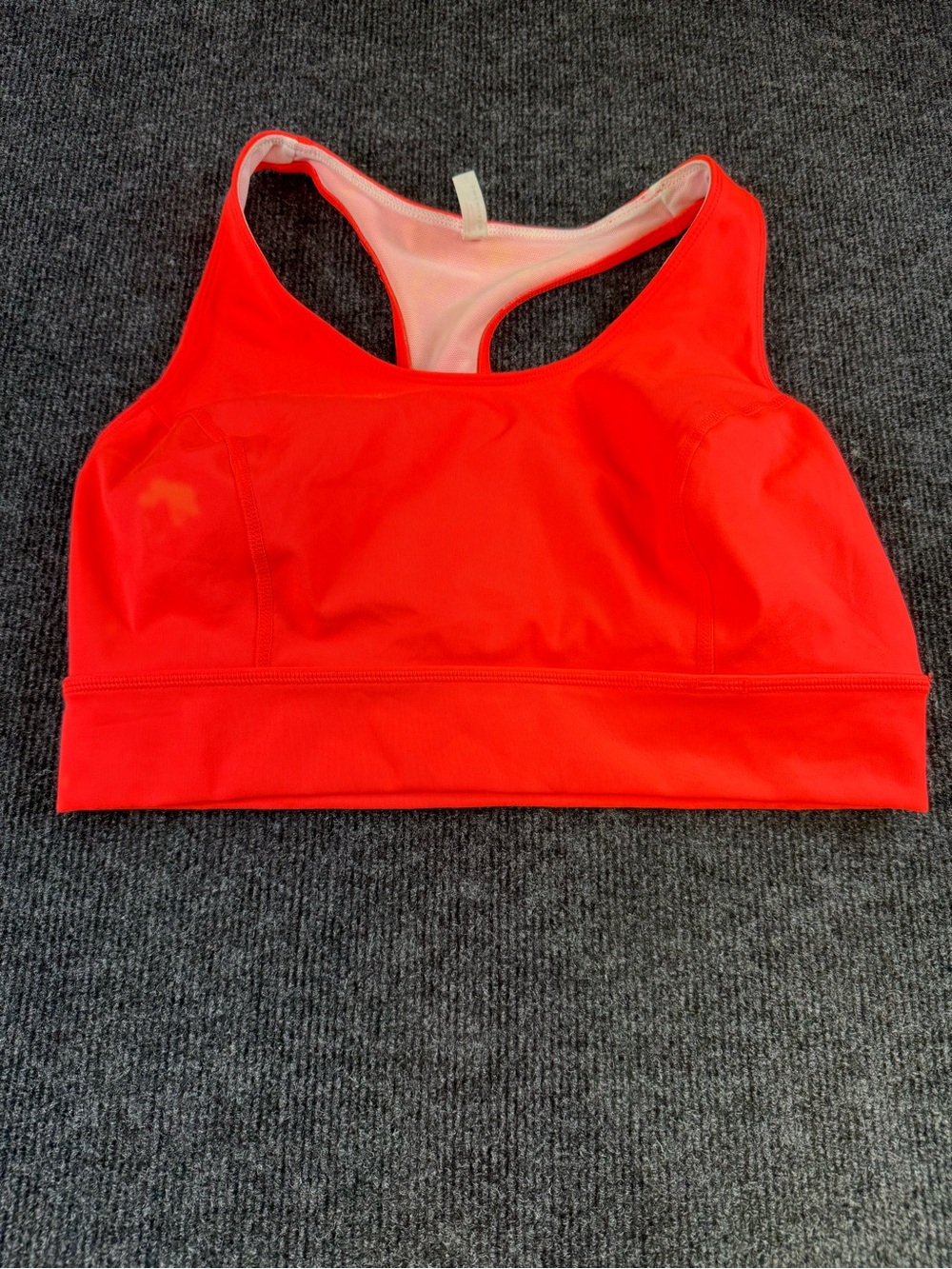 Women's High-Impact Free People Sports Bra - Neon Orange colorway